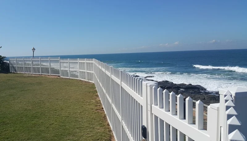 pvc palisade fence