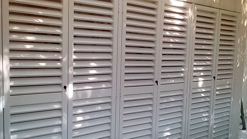 pvc shutters louvres